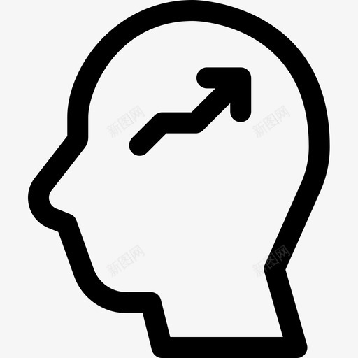 进步人类思维33线性图标svg_新图网 https://ixintu.com 人类 思维 线性 进步