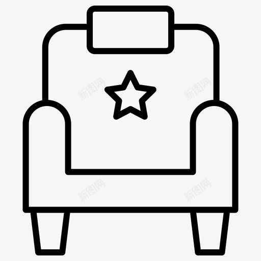 座椅椅子电影院图标svg_新图网 https://ixintu.com 娱乐 座椅 椅子 电影 电影院