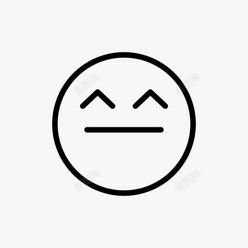 表情情绪害羞图标svg_新图网 https://ixintu.com 害羞 情绪 表情