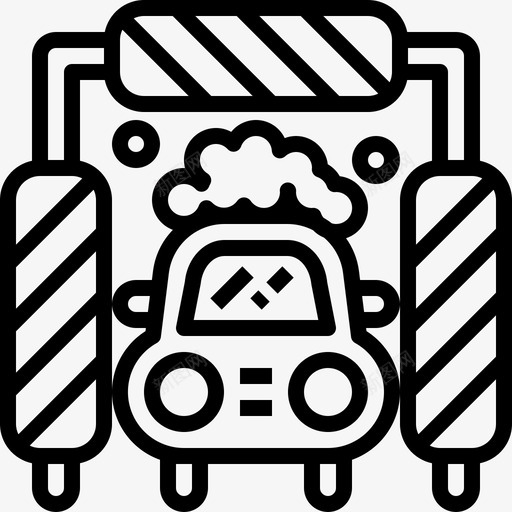 洗车清洁保养图标svg_新图网 https://ixintu.com 保养 洗车 清洁