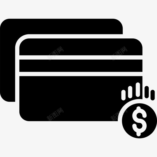 信用卡金融115实心图标svg_新图网 https://ixintu.com 信用卡 实心 金融