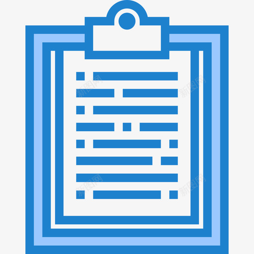 剪贴板office供应商6蓝色图标svg_新图网 https://ixintu.com office 供应商 剪贴板 蓝色
