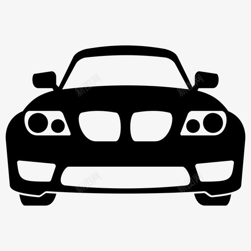 汽车刹车司机图标svg_新图网 https://ixintu.com 刹车 司机 汽车 车辆 运输 速度