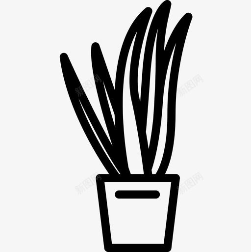 芦荟植物27线形图标svg_新图网 https://ixintu.com 植物 线形 芦荟