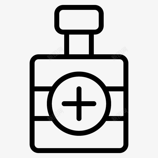 药品瓶子医疗保健图标svg_新图网 https://ixintu.com 2条 医疗 医疗保健 瓶子 生产线 药品