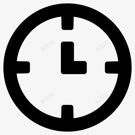 时钟时间挂钟图标svg_新图网 https://ixintu.com 挂钟 时钟 时间