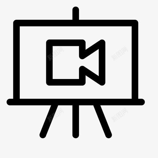 视频幻灯片主题演讲电影图标svg_新图网 https://ixintu.com powerpoint 主题 幻灯片 文稿 演示 演讲 电影 视频