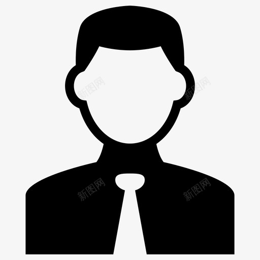 商人头像个人资料图标svg_新图网 https://ixintu.com 个人资料 商人 头像 用户