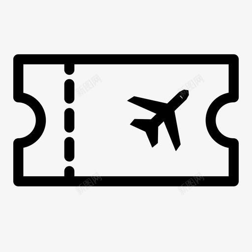 机票登机牌图标svg_新图网 https://ixintu.com 机票 登机
