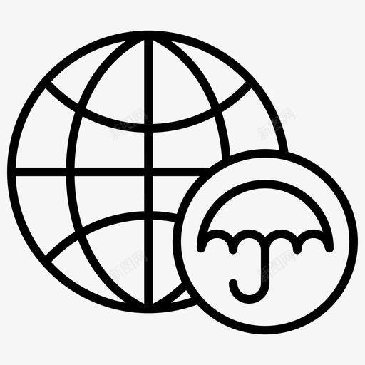 保护安全安保图标svg_新图网 https://ixintu.com 世界 保护 安保 安全