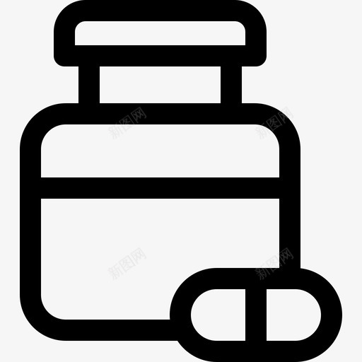 维生素健身房59线性图标svg_新图网 https://ixintu.com 健身房59 线性 维生素