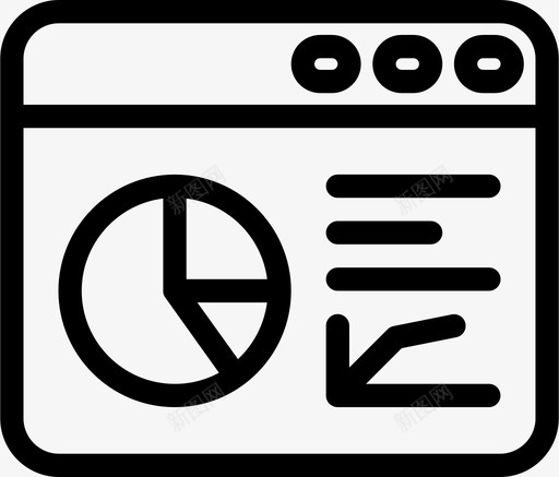 图表数据文件图标svg_新图网 https://ixintu.com 商业金融 图表 数据 文件 饼图