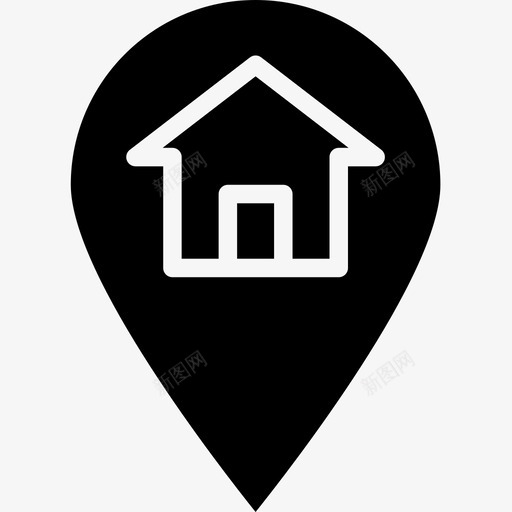 家庭住址电子商务84填充图标svg_新图网 https://ixintu.com 住址 填充 家庭 电子商务