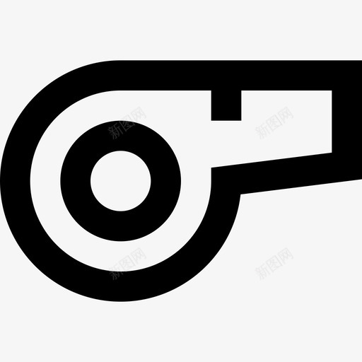 口哨足球25直线型图标svg_新图网 https://ixintu.com 口哨 直线 线型 足球