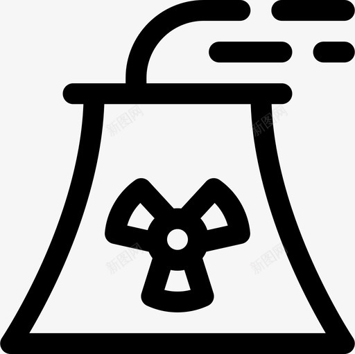 30线性能源可持续核能图标svg_新图网 https://ixintu.com 持续 核能 线性 能源