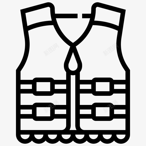 救生衣保护救援图标svg_新图网 https://ixintu.com 保护 安全 救援 救生衣 水上公园线
