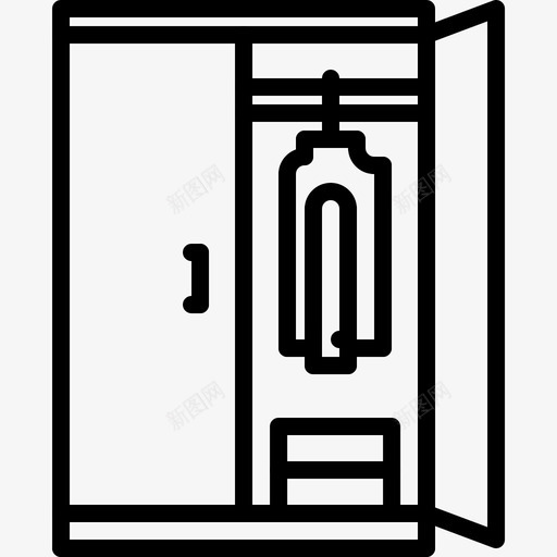 档案室家具134线性图标svg_新图网 https://ixintu.com 家具 档案室 线性
