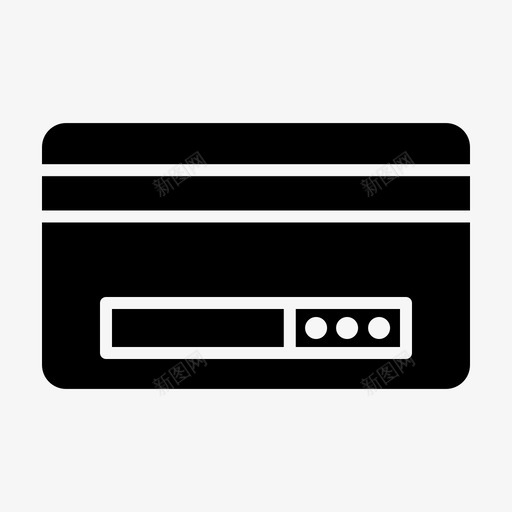 信用卡账单发票图标svg_新图网 https://ixintu.com 付款 信用卡 发票 收据 账单
