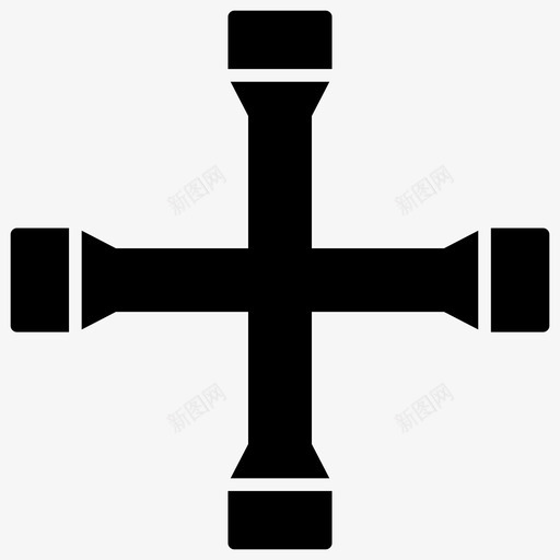 凸耳扳手修理工具维修工具图标svg_新图网 https://ixintu.com 修理 修理工 凸耳 图标 字形 工具 扳手 维修 维修工