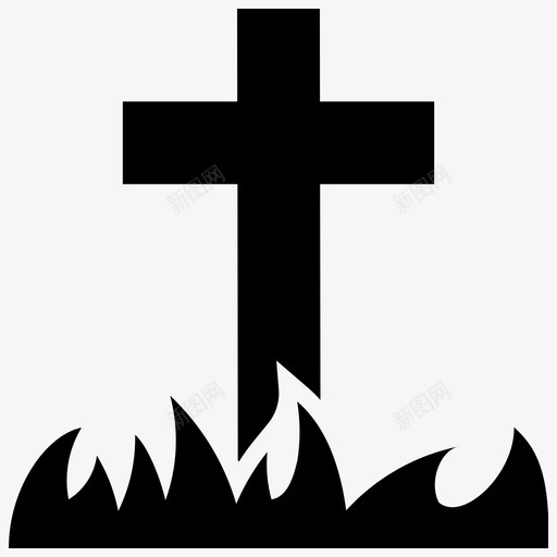 墓地死亡葬礼图标svg_新图网 https://ixintu.com 万圣节 墓地 墓碑 死亡 葬礼