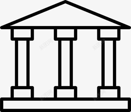别墅建筑城市图标svg_新图网 https://ixintu.com 别墅 城市 城市元素 家 建筑 房子