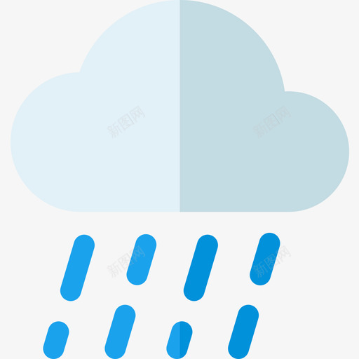 雨水可持续能源31平坦图标svg_新图网 https://ixintu.com 可持续能源31 平坦 雨水