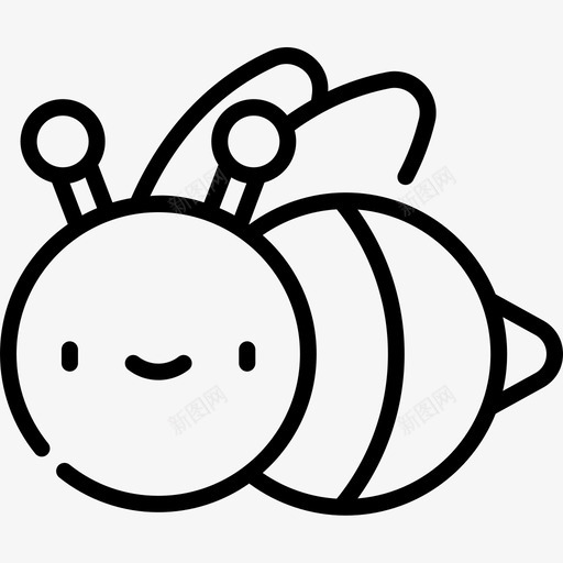 Bee城市公园2线性图标svg_新图网 https://ixintu.com Bee 城市公园2 线性