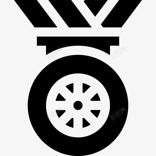奖牌赛车2已填充图标svg_新图网 https://ixintu.com 填充 奖牌 赛车