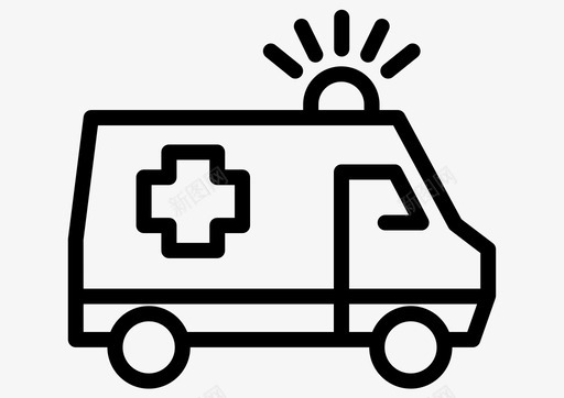 救护车医护人员医生图标svg_新图网 https://ixintu.com 健康 医护人员 医生 急救人员 护理人员 救护车