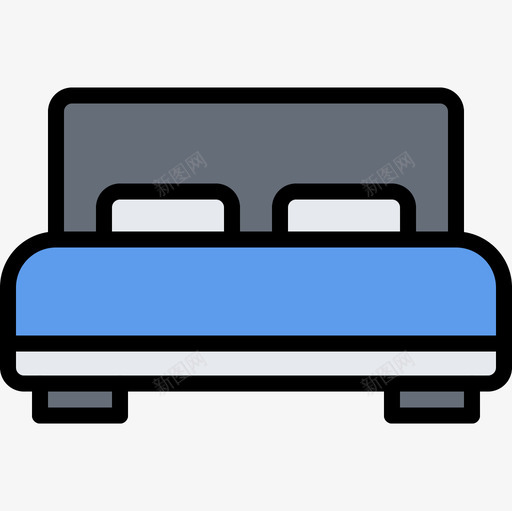 床家具132彩色图标svg_新图网 https://ixintu.com 家具 彩色