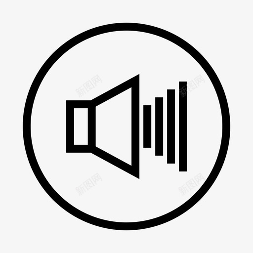 音量按钮音量按钮图标svg_新图网 https://ixintu.com 按钮 音量