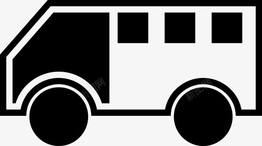 货车车辆汽车图标svg_新图网 https://ixintu.com 汽车 货车 车辆