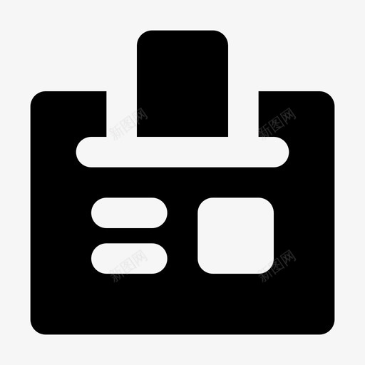 身份证企业个人图标svg_新图网 https://ixintu.com 个人 个人资料 企业 企业管理坚实 身份证