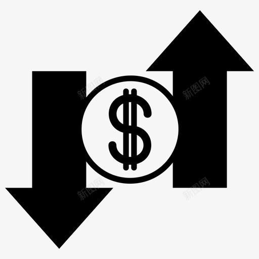 金融钞票银行图标svg_新图网 https://ixintu.com 兑换货币 存钱 赚钱 金融 钞票 银行