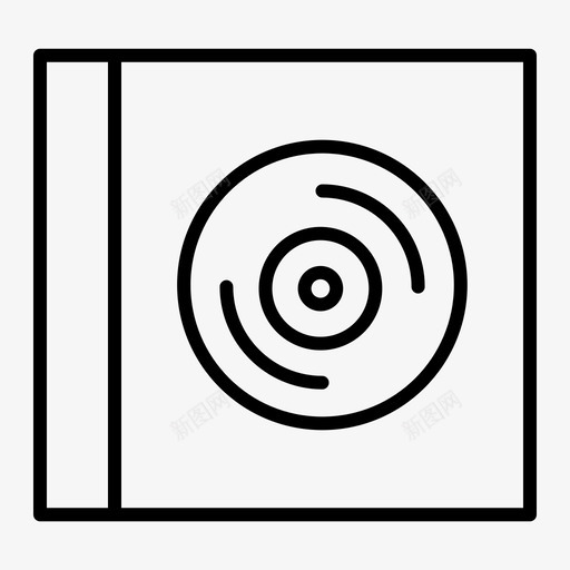 cd封面dvd图标svg_新图网 https://ixintu.com cd dvd 封面 歌曲 音乐
