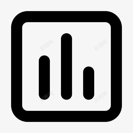 条形图框图形业务图标svg_新图网 https://ixintu.com 业务 图形 条形图