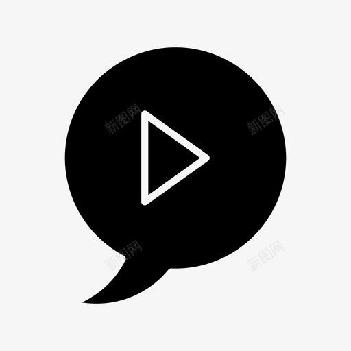 剪辑彩信多媒体图标svg_新图网 https://ixintu.com 信息 剪辑 多媒体 彩信 标志 标志符 短信 符号 视频 通信