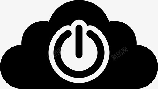 云的力量图标svg_新图网 https://ixintu.com 云的 力量