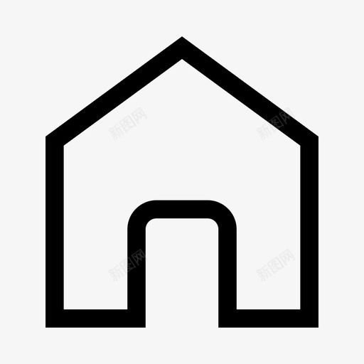 住宅基本界面元素图标svg_新图网 https://ixintu.com 住宅 元素 基本 界面