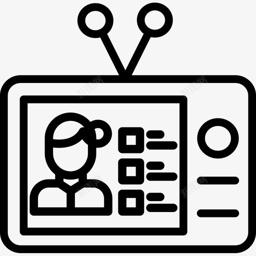 新闻记者34图标svg_新图网 https://ixintu.com 新闻记者