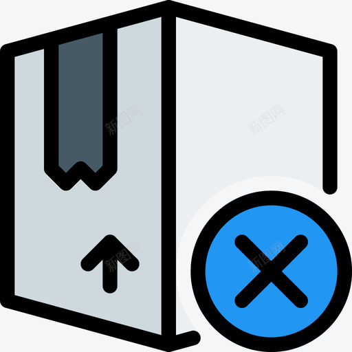 包装发货交付11线性颜色图标svg_新图网 https://ixintu.com 交付 包装 发货 线性 颜色