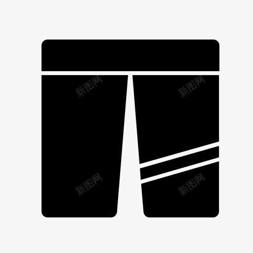 球衣足球裤子图标svg_新图网 https://ixintu.com 球衣 短裤 裤子 足球 运动服 运动标志套装