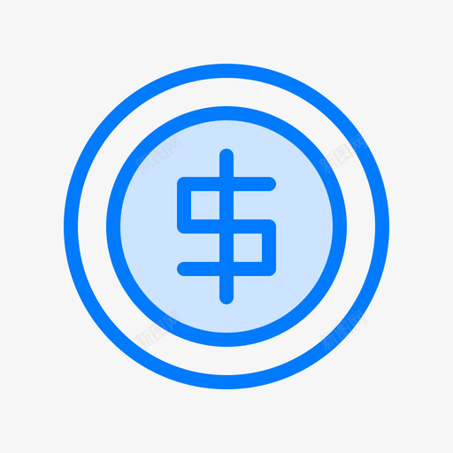硬币扑克3蓝色图标svg_新图网 https://ixintu.com 扑克 硬币 蓝色