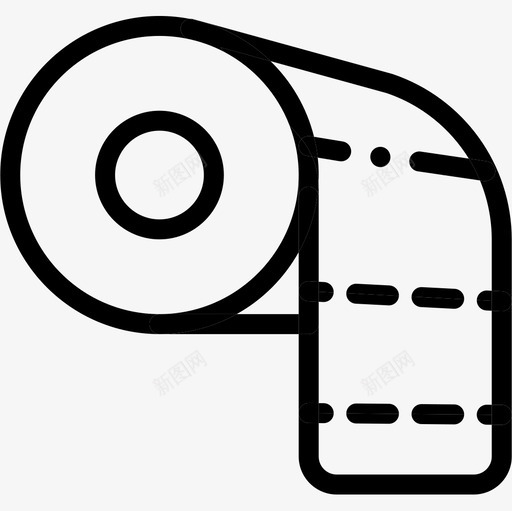 卫生纸零售14线性图标svg_新图网 https://ixintu.com 卫生纸 线性 零售