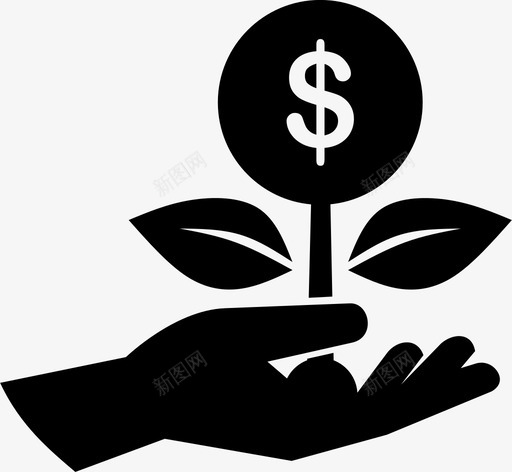 投资增长资金计划图标svg_新图网 https://ixintu.com 工厂 投资增长 计划 资金