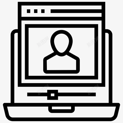 网络视频在线视频营销视频营销图标svg_新图网 https://ixintu.com 在线视频营销 搜索引擎优化和网络线路图标 病毒视频 网络视频 视频营销