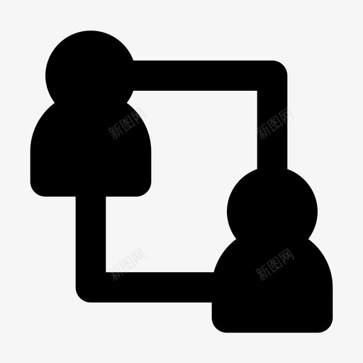 关系业务联系图标svg_新图网 https://ixintu.com 业务 业务管理扎实 人脉 关系 朋友 联系