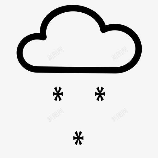 云雨星图标svg_新图网 https://ixintu.com 10行n 云 星 雨