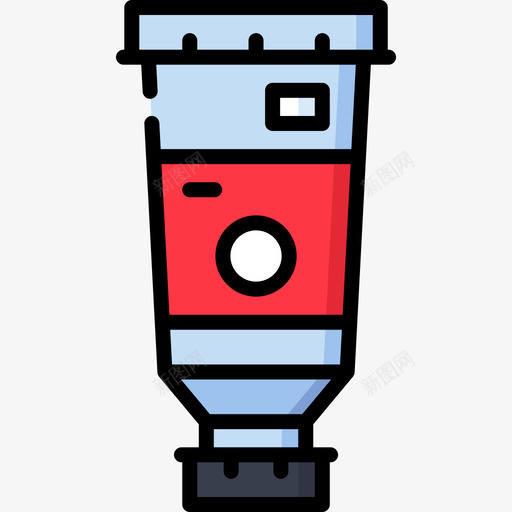绘画艺术工作室15线性颜色图标svg_新图网 https://ixintu.com 工作室 线性 绘画 艺术 颜色