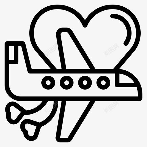 蜜月周年纪念情侣图标svg_新图网 https://ixintu.com 周年纪念 情人节 情侣 提纲 浪漫 蜜月